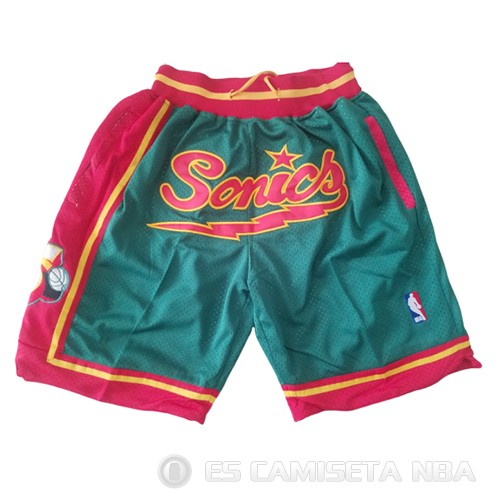 Pantalone Oklahoma City Thunder Just Don Verde - Haga un click en la imagen para cerrar